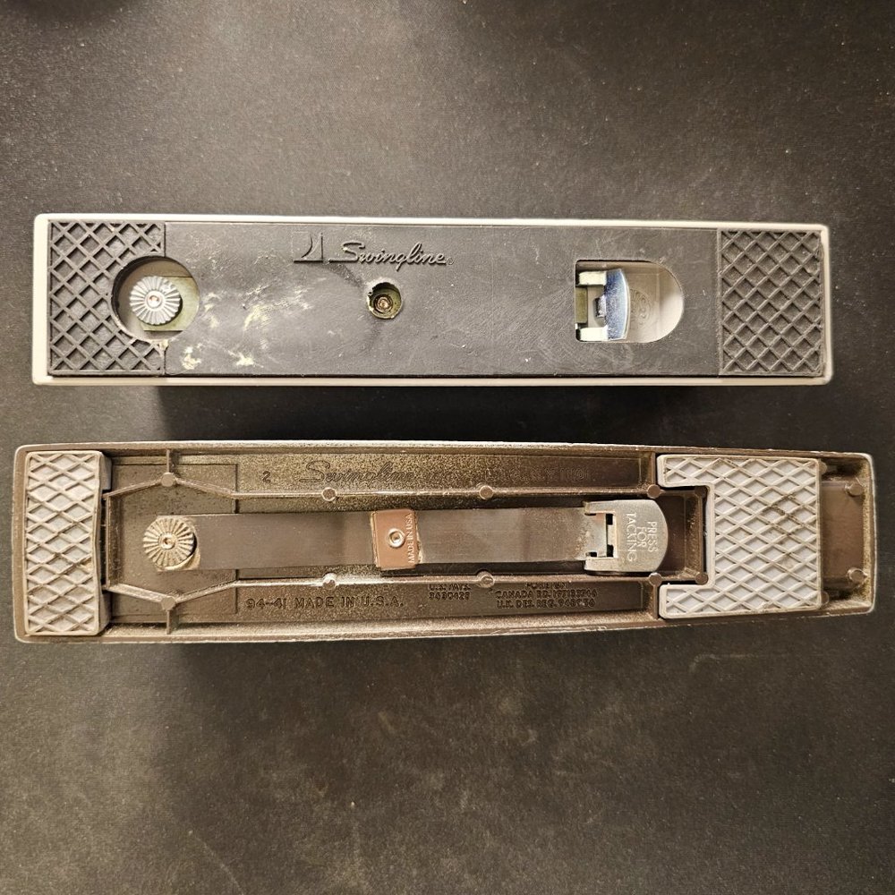 *SALE $45!* TWO (2) Vintage Swingline heavy steel office staplers (collectible?) - Picture 9 of 15
